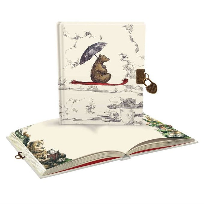Flying Bear Lockable Journal