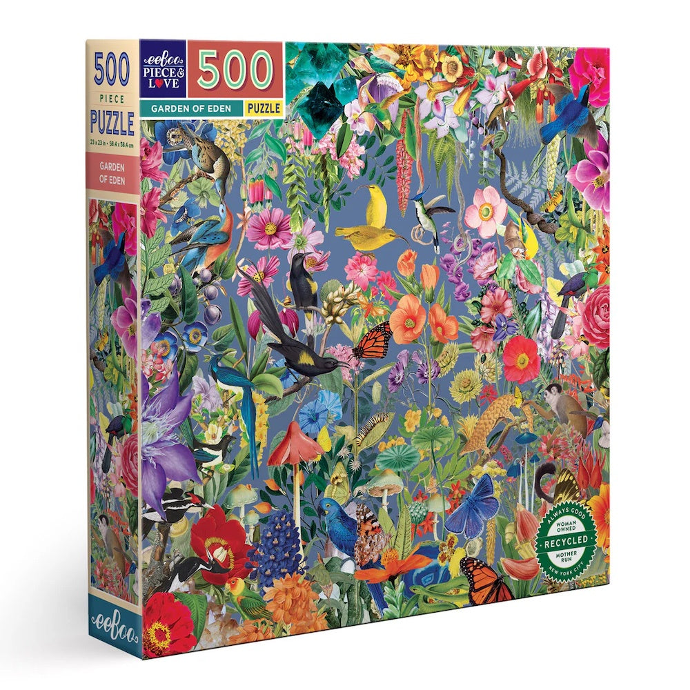 Eeboo Garden of Eden 500pc Puzzle XL