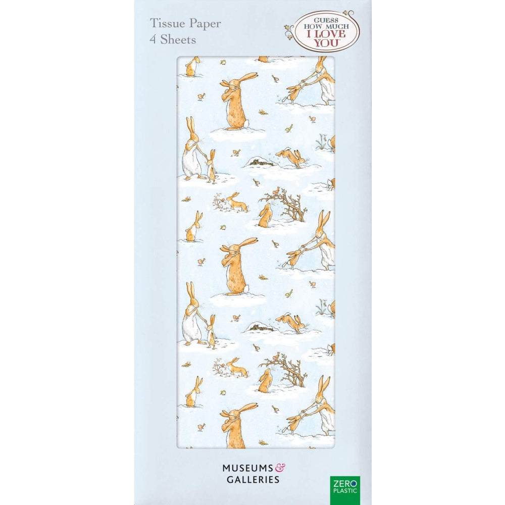 Museum and Galleries Guess How Much I love You Snow Tissue Paper