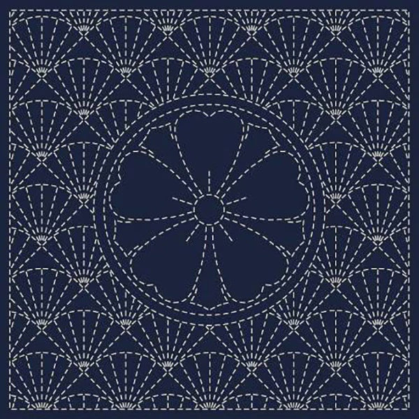 Pre-printed Sashiko Sampler Panel - Ken-Zakura