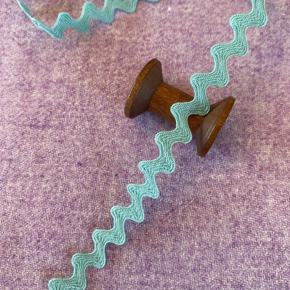 Ric Rac  Aqua - 1cm