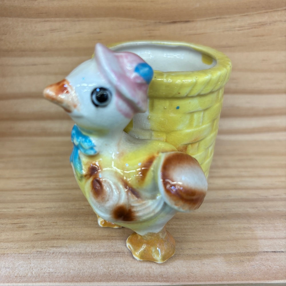 Hand Painted Duck Egg Cup