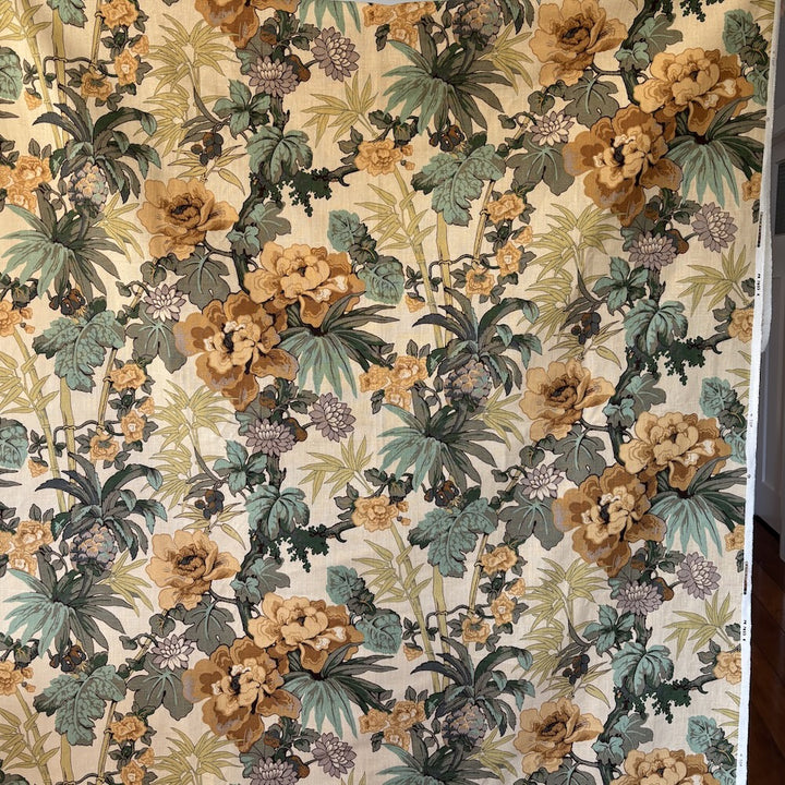 Vintage Sanderson Fabric Ananas 2.24 Metres