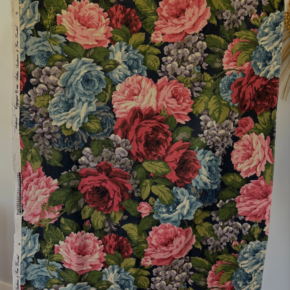 Vintage Sanderson Fabric Stratfield 68cm x 90cm