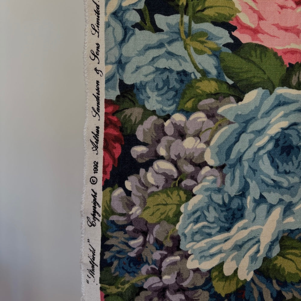 Vintage Sanderson Fabric Stratfield 68cm x 90cm