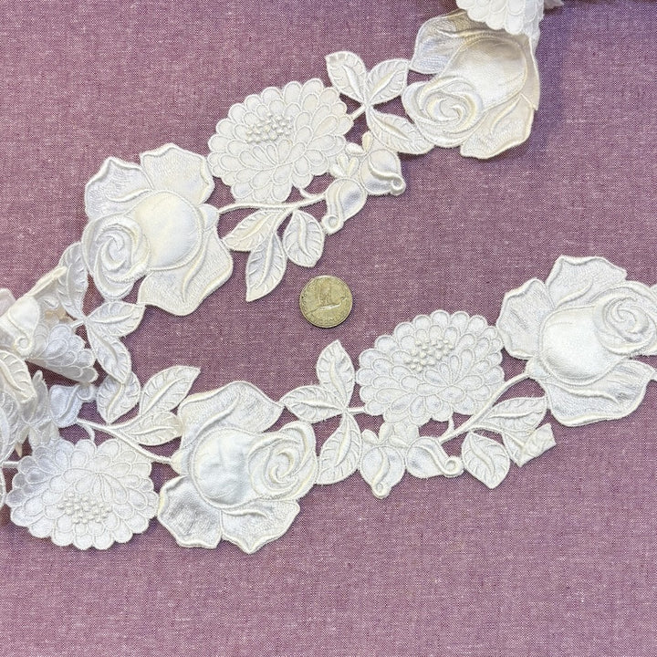 Exquisite Vintage Rose and Floral Trim