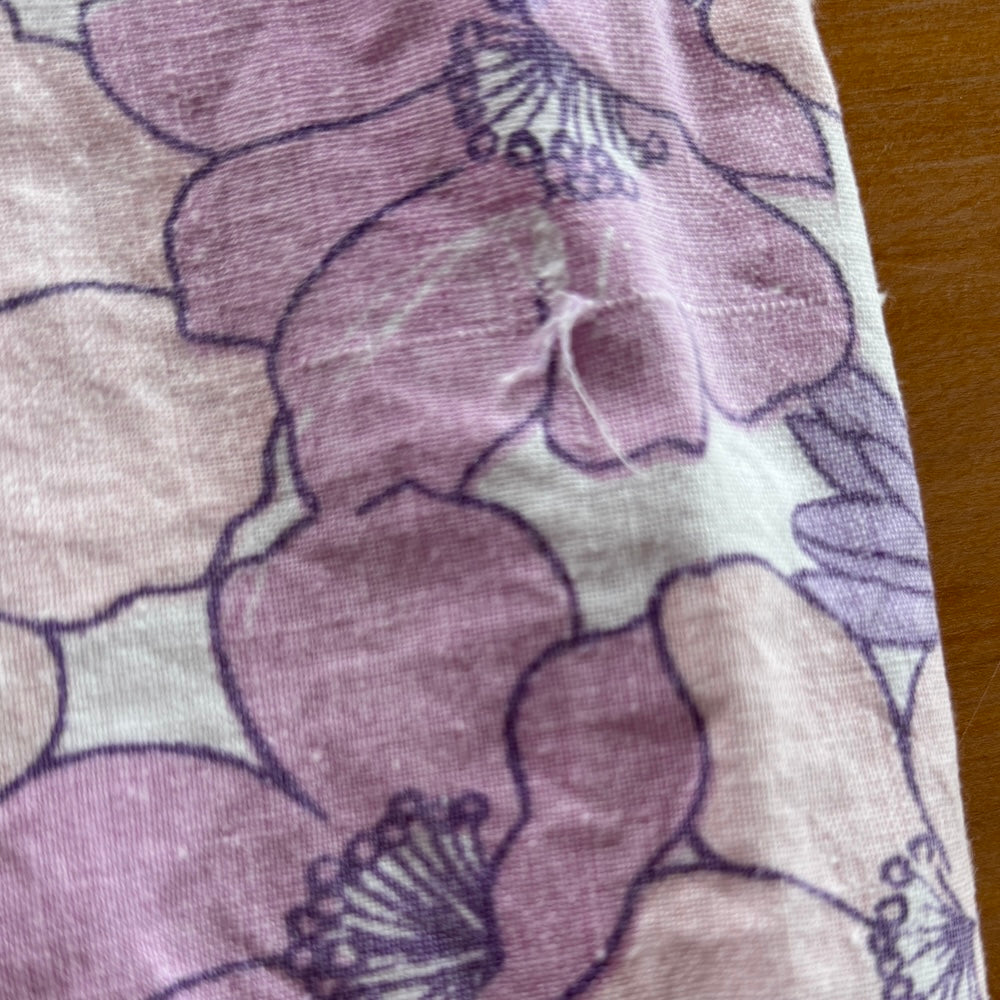 Vintage Sheet - Purple and Pink Floral