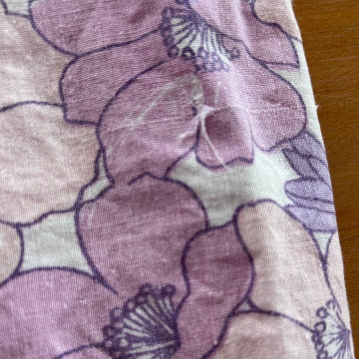 Vintage Sheet - Purple and Pink Floral