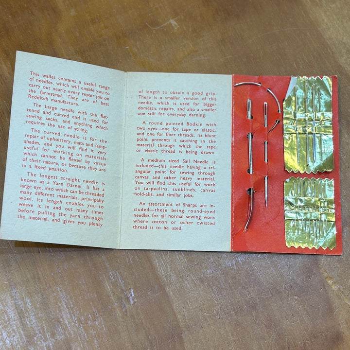 Farmer's Fishermen's & Sportsmen's Needle Repair Kit