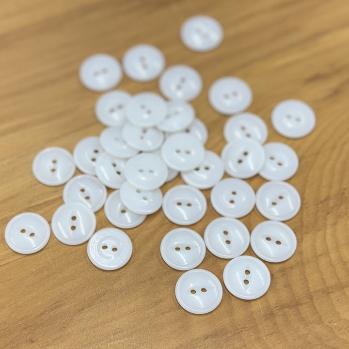 Vintage Milk Glass Cat's Eye Buttons 19mm