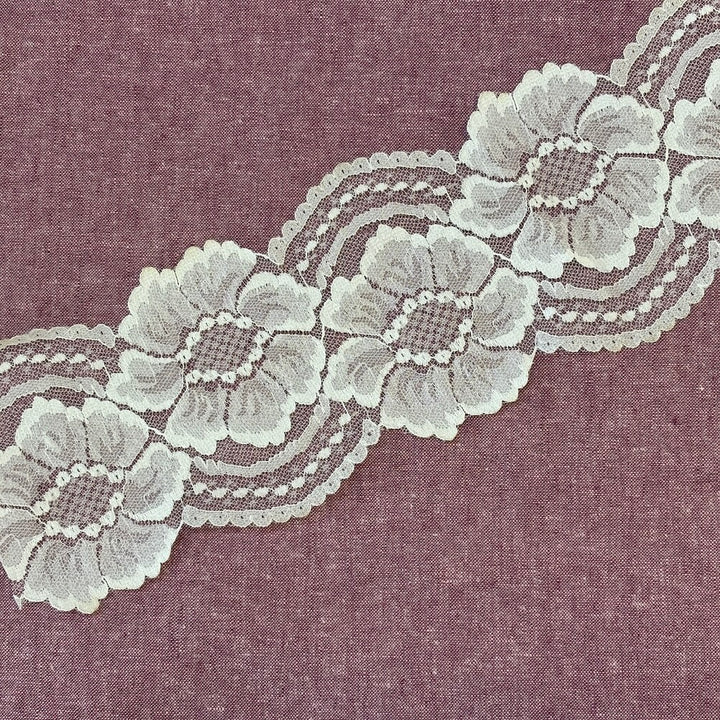 Vintage Lace Large Floral 10.5cm Wide