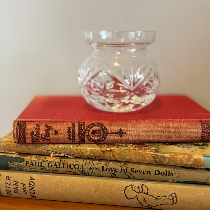Vintage Cut Crystal Posy Vase