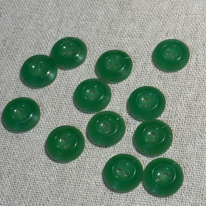 Vintage Kermit Green Buttons13mm x 12