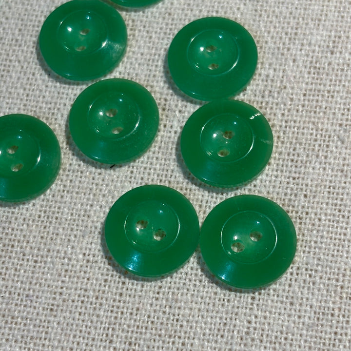 Vintage Kermit Green Buttons13mm x 12