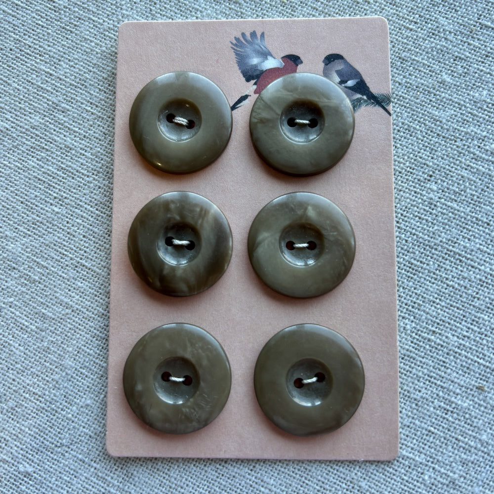 Mushroom Buttons 22mm x 6
