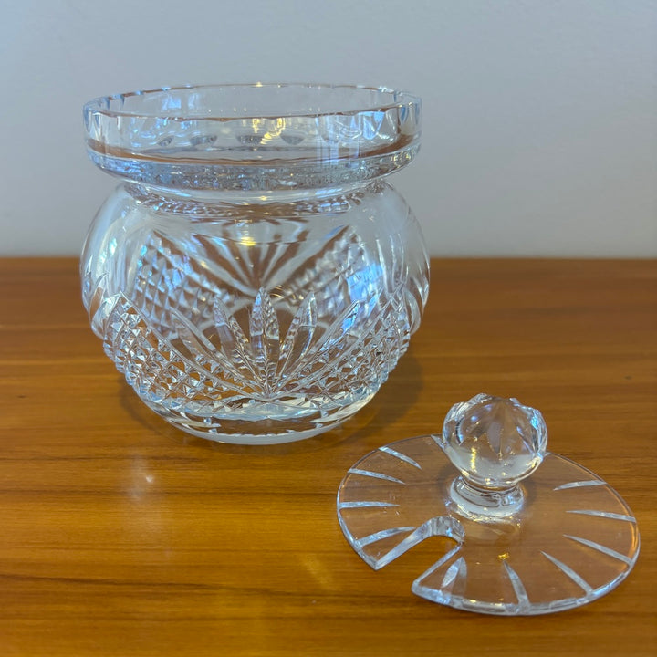Handcut Crystal Preserve Pot