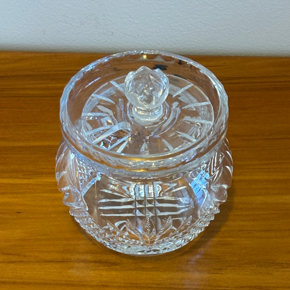 Handcut Crystal Preserve Pot