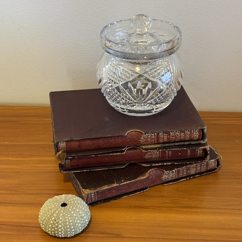 Handcut Crystal Preserve Pot