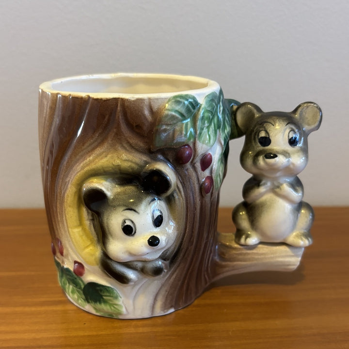 Vintage Nasco Tree Critters Mug