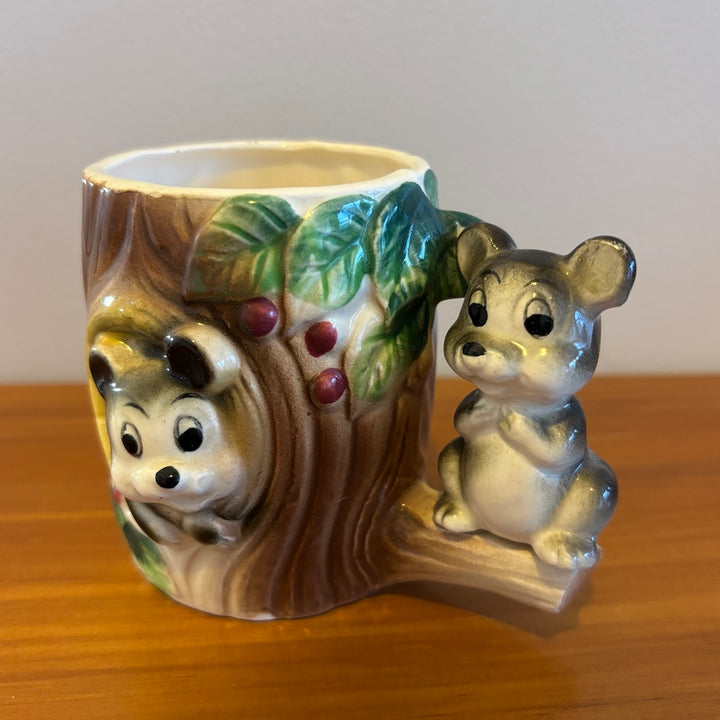 Vintage Nasco Tree Critters Mug
