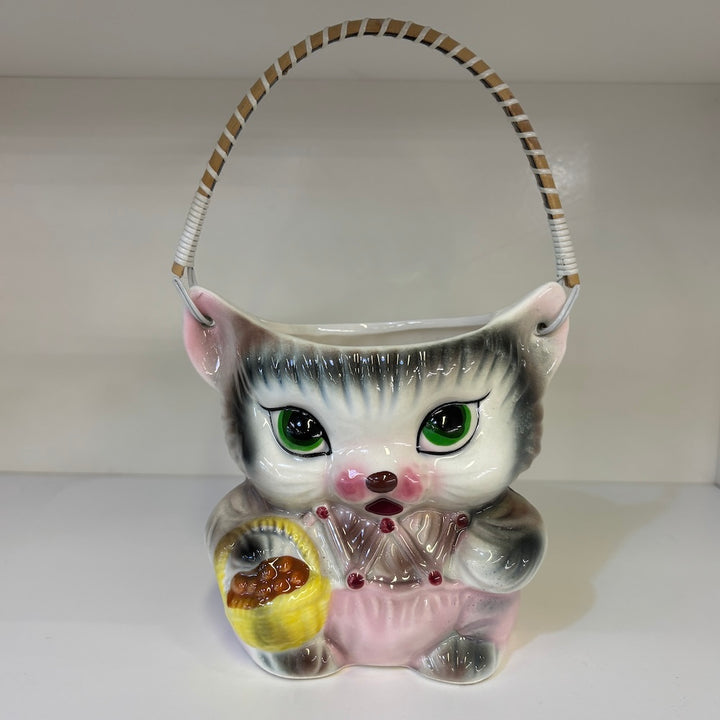Vintage 1950's Miss Kitty Cookie Jar