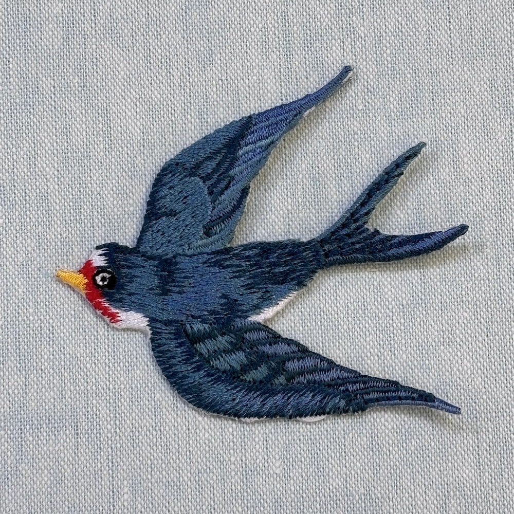 Iron on Patch Swallow