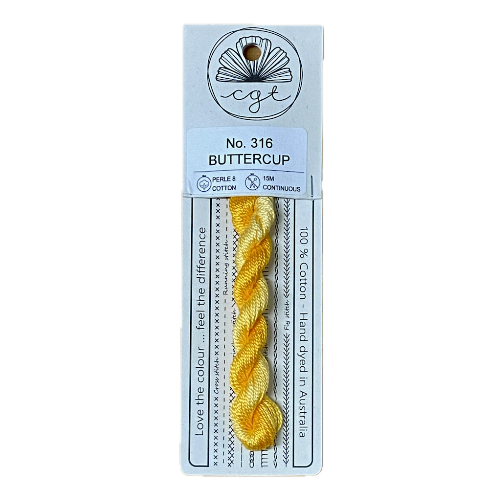 Cottage Garden Threads - Buttercup 316 Perle 8