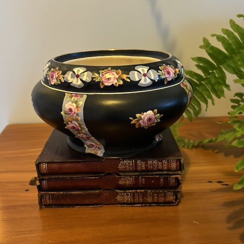Antique Crown Ducal Roseland Rose Bowl