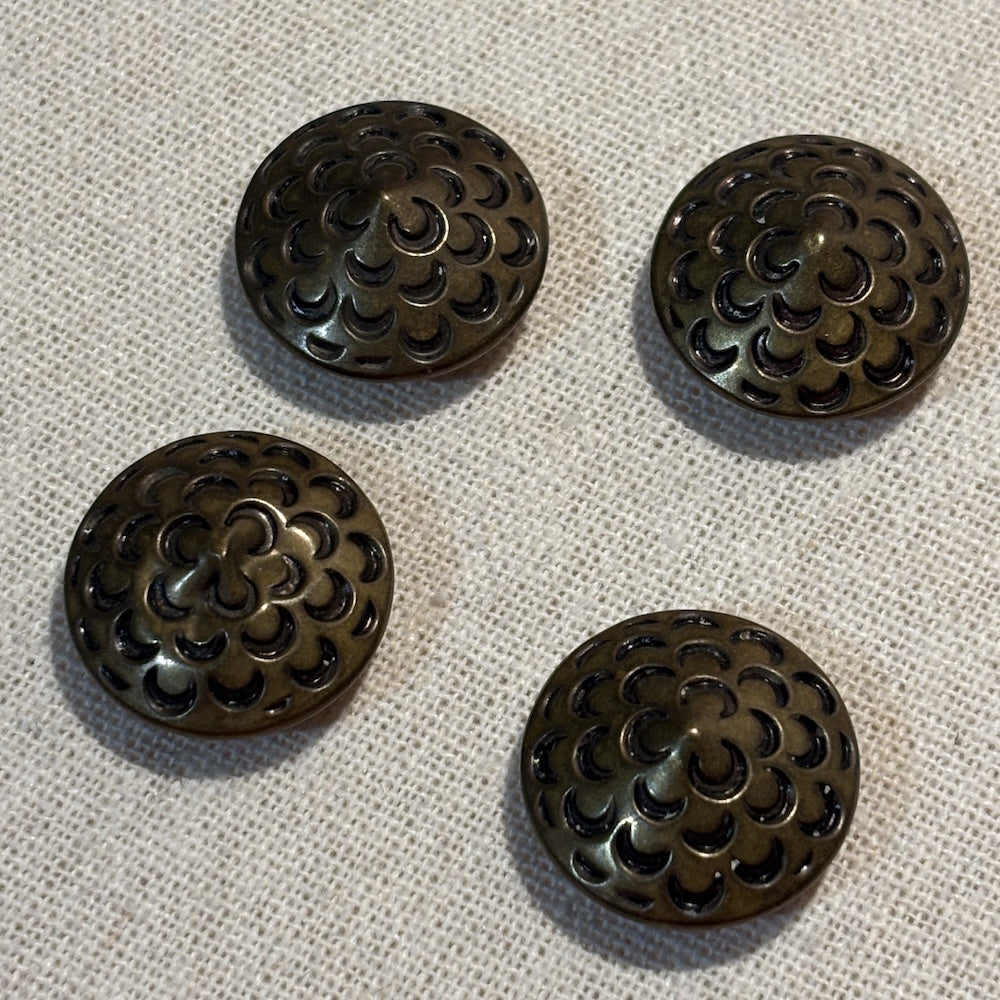 Vintage Dome Buttons 25mm x 4