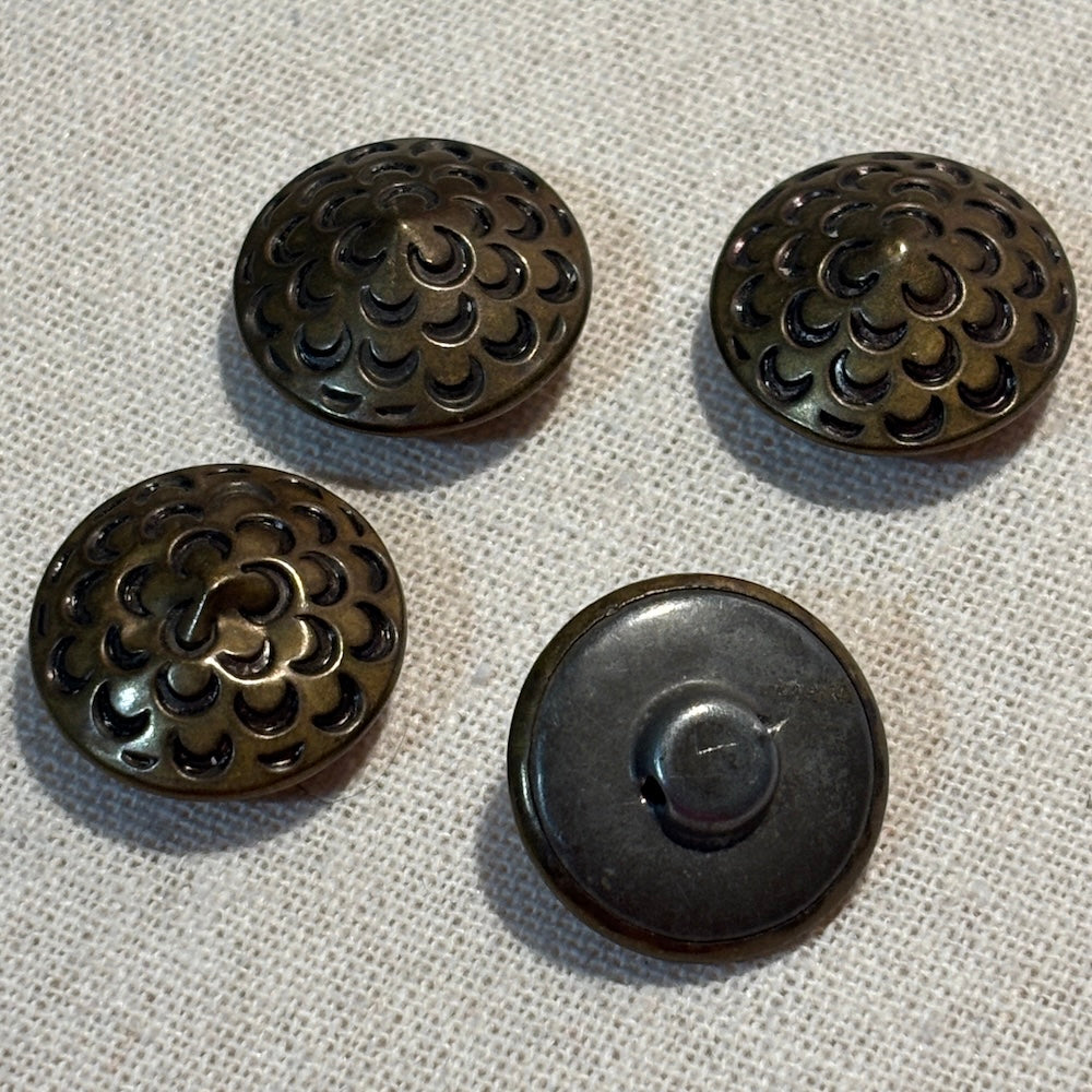 Vintage Dome Buttons 25mm x 4