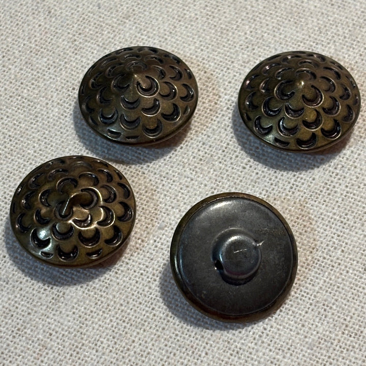 Vintage Dome Buttons 25mm x 4