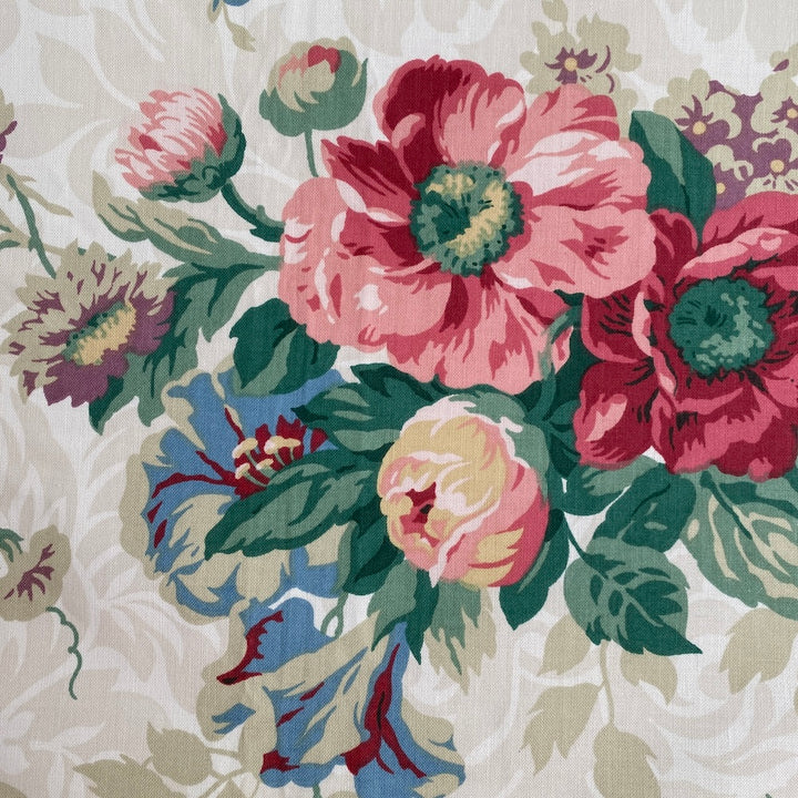 Sanderson Cabbage Roses Beaulieu Fabric - 2 metres