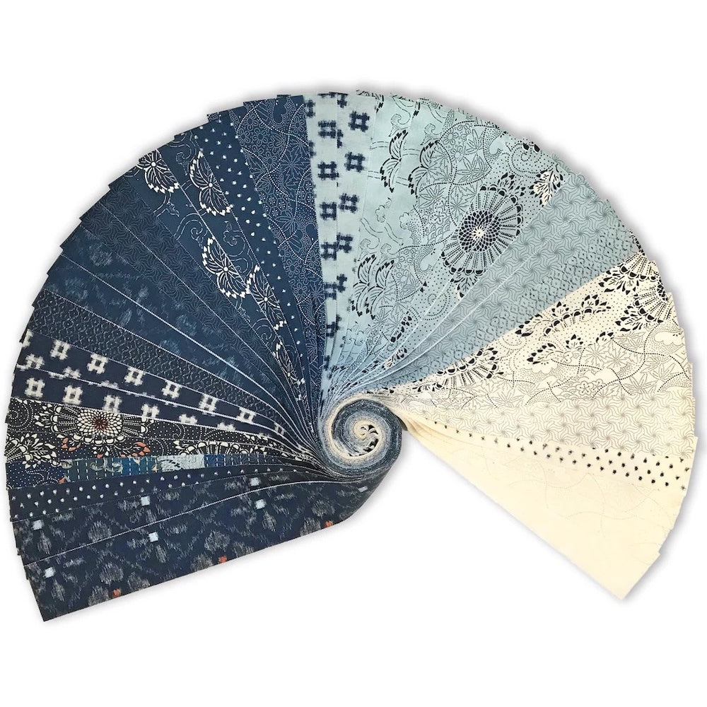 Indigo Blooming Jelly Roll