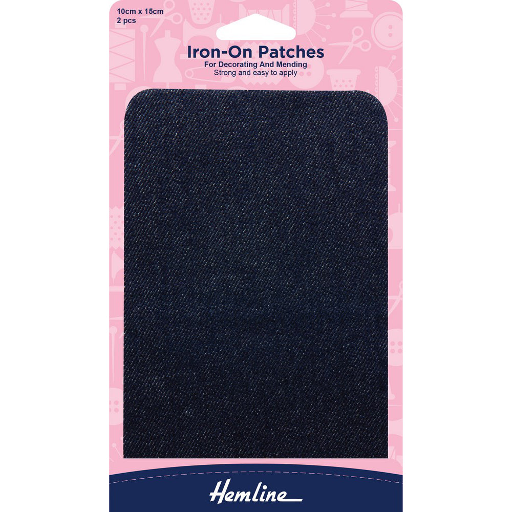 Iron-on Patches Dark Denim