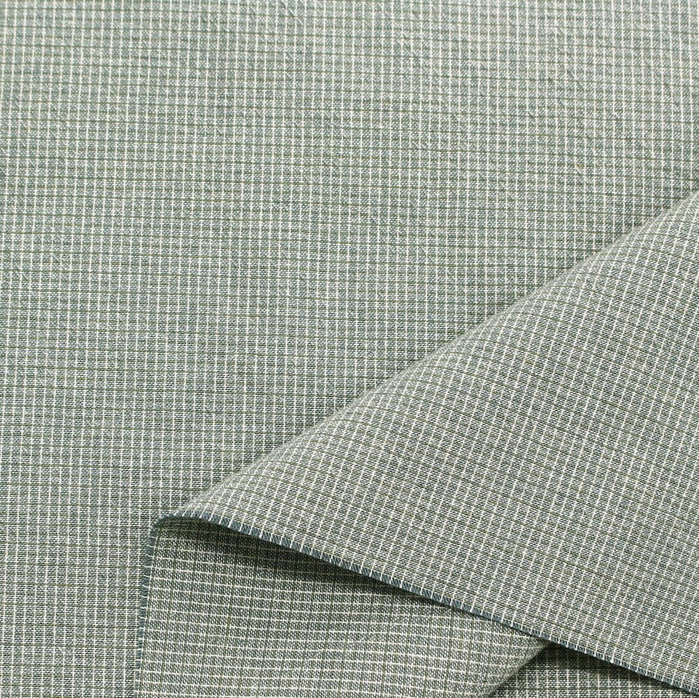 Japanese Yarn Dyed Mini Check in Light Blue