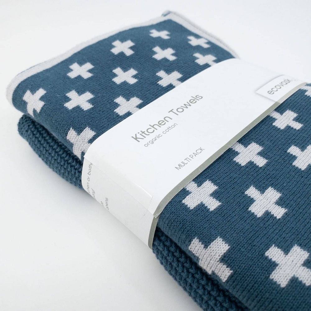 Kitchen/ Bathroom Towel Duo - Glacial