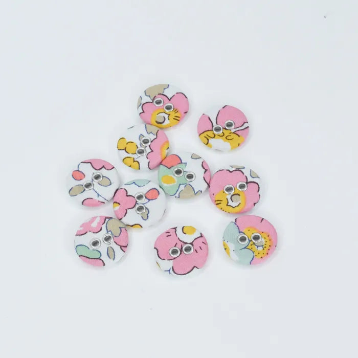 Liberty Tana Lawn Buttons Betsy Q (Pack of 10