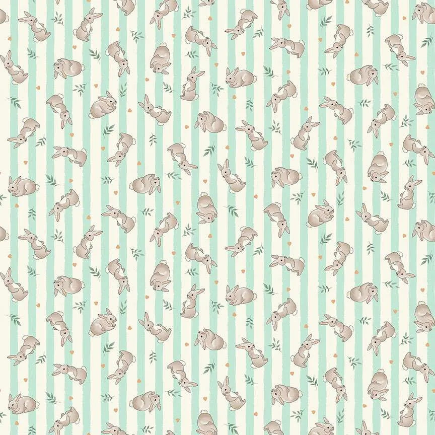 Little Ones Bunnies in Teal