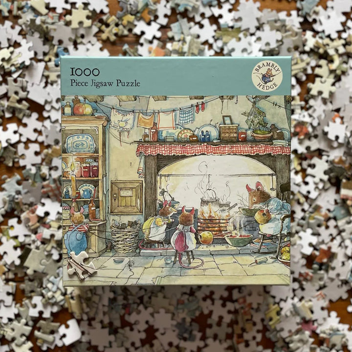 Brambly Hedge Kitchen at Crabapple Cottage 1000pc Puzzle