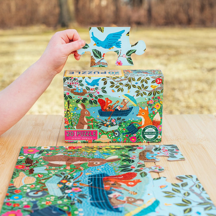 Eeboo Garden Animals 20pc Puzzle