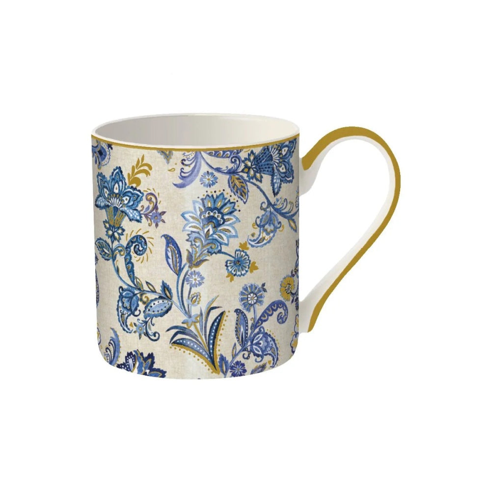 Paisley Blue Mug