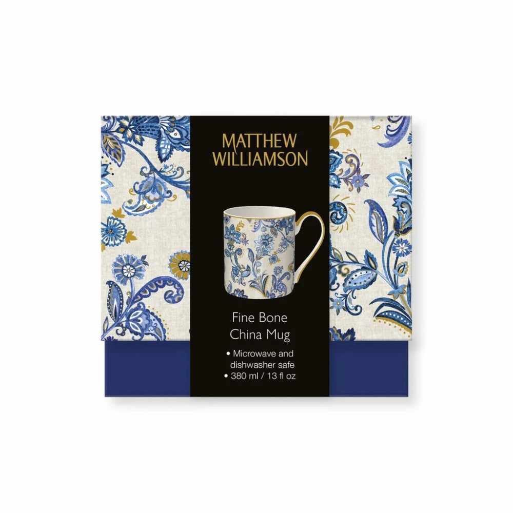 Paisley Blue Mug