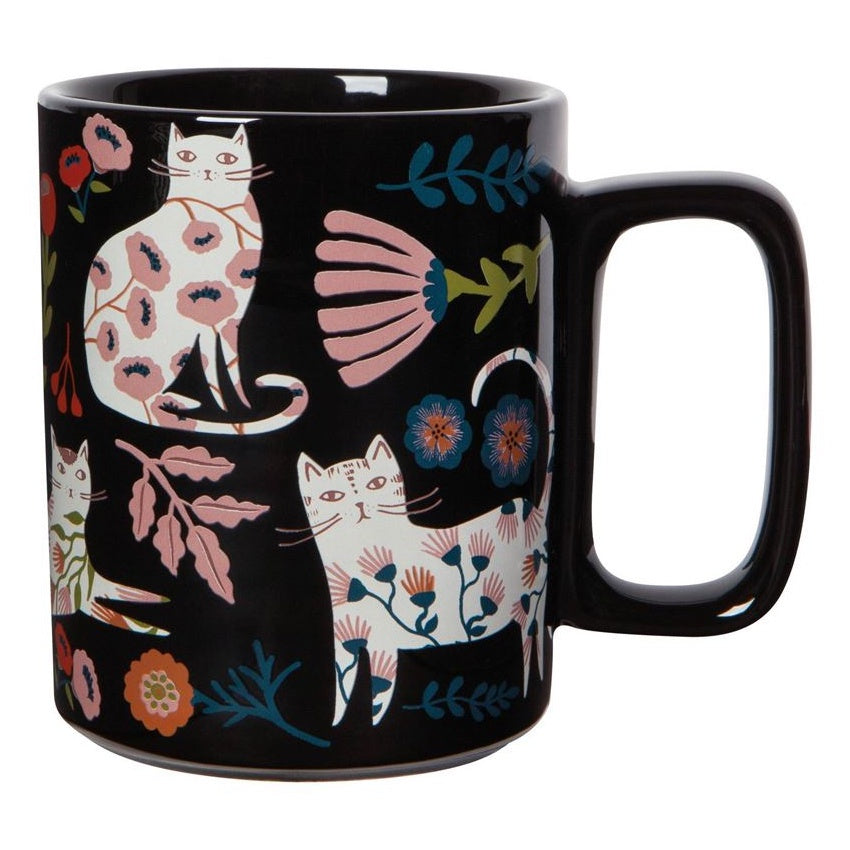 Cat Bloom Mug by Danica