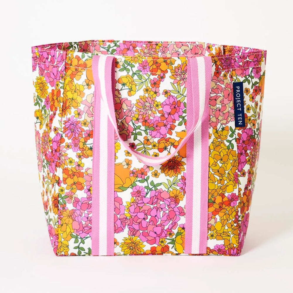 Project Ten Shopper Tote Hydrangea