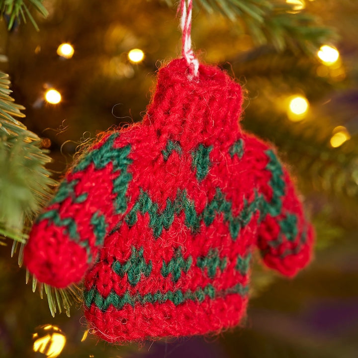 Fair Isle Wool Jumper Decoration