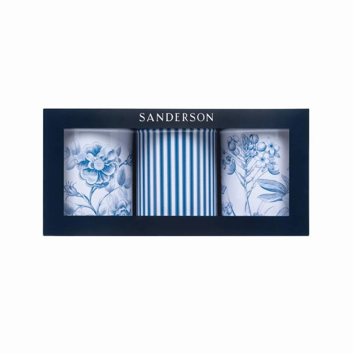 Sanderson Etchings and Roses Caddies