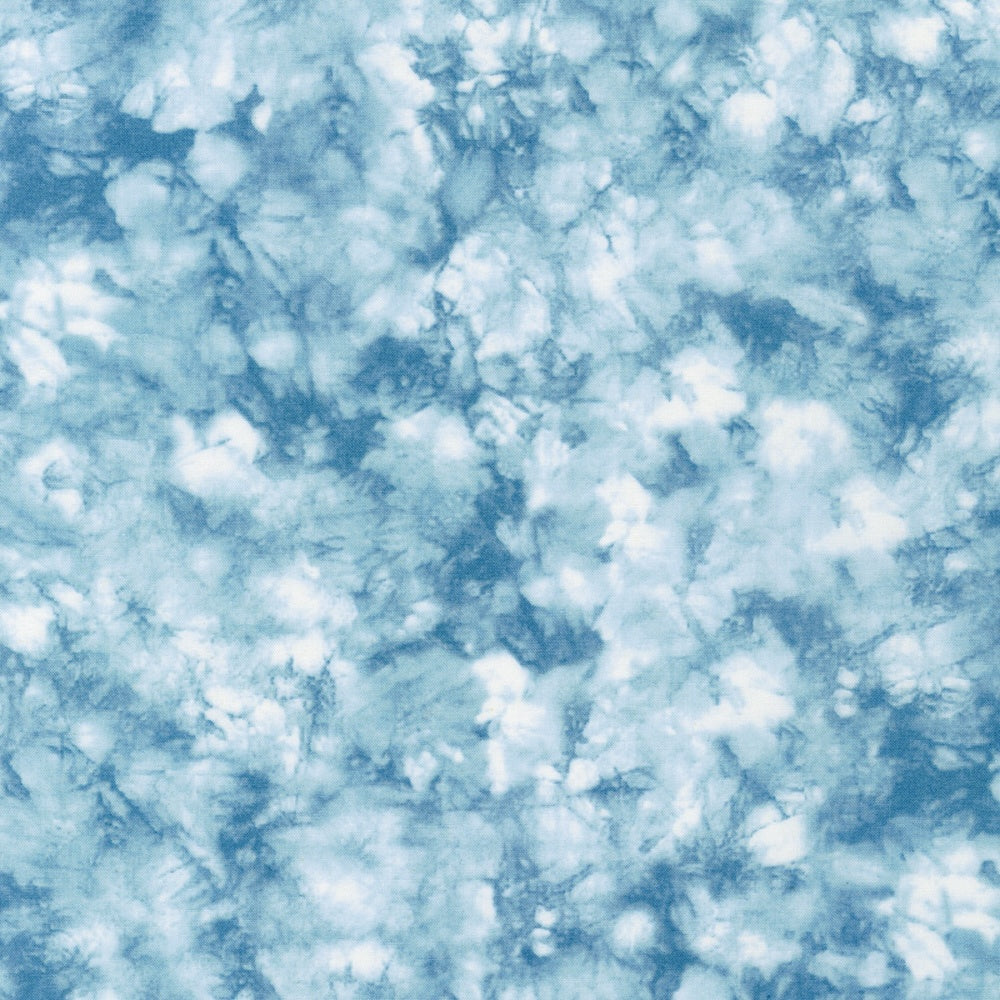 Shibori Blues Hand Dyed Blue