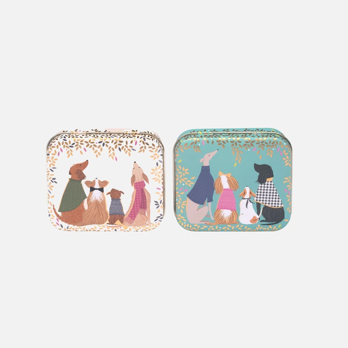 Sara Miller Dapper Dogs Pocket Tin