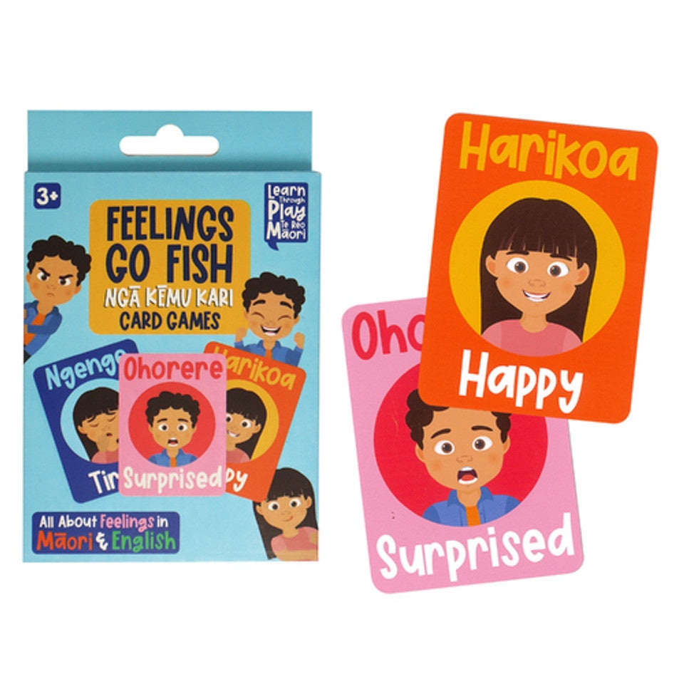 Te Reo Feelings Go Fish Card Game