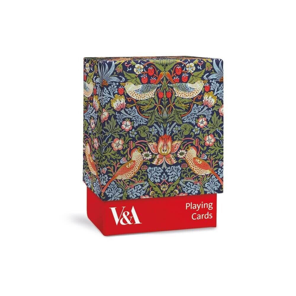 V&A Strawberry Thief Playing Cards